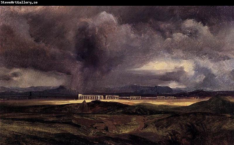 Carl Blechen Stormy Weather over the Roman Campagna